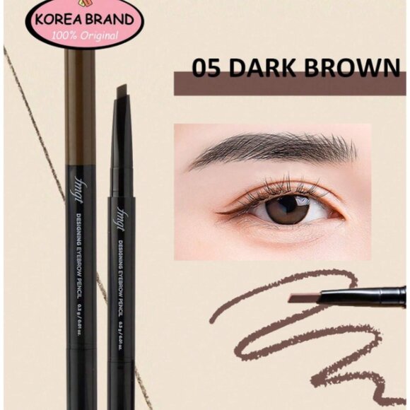 New! The Face Shop Eyebrow Pencil Long Lasting Color w/Angled Tip! - Picture 2 of 4